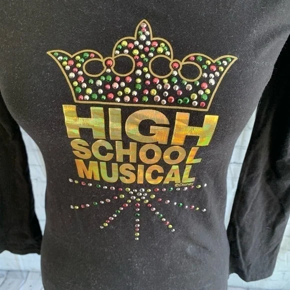 Disney High School Musical Long Sleeve Shirt Size 12/14 - Picture 7 of 7